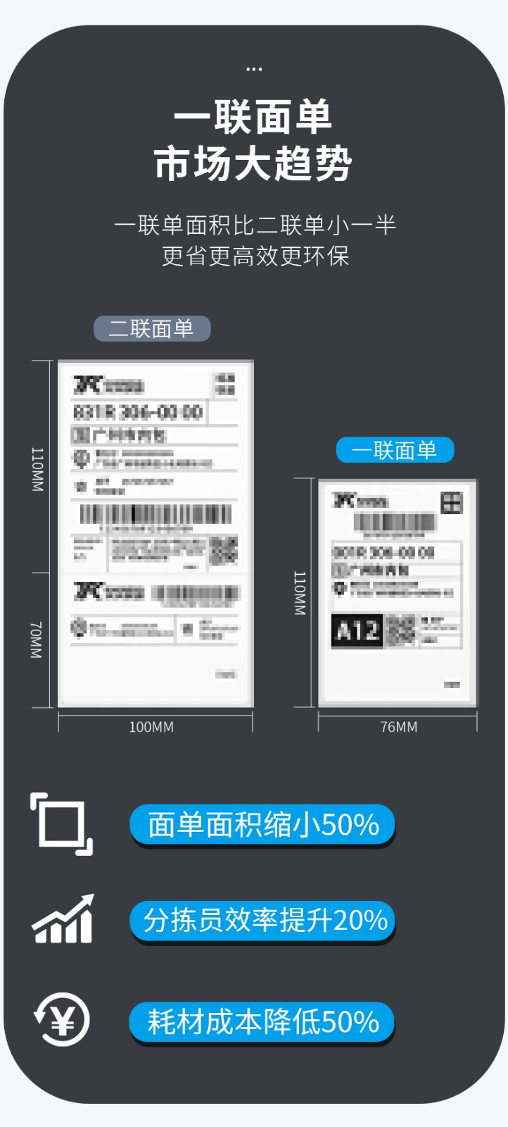 芯烨（XINYE）XP-D362B 快递电子面单打印机电脑版 热敏标签贴纸不干胶条码打单机 仓储物流单二维码一联单