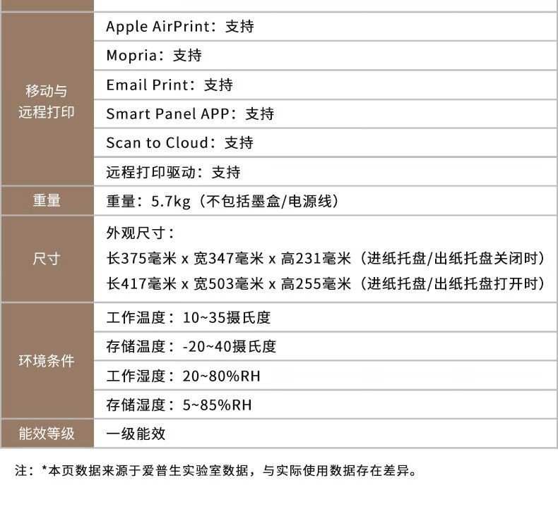 爱普生（EPSON）L6279商用墨仓式彩色无线多功能一体机 （打印复印扫描 wifi/有线网络 自动双面 输稿器）