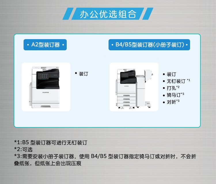 富士胶片 Apeos C3060 CPS-B 2Tray A3彩色多功能复合复印机 含输稿器+两纸盒 30速 富士胶片( FUJIFILM)