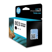 惠普803原装黑色墨盒经济版 （HP）803黑色墨盒 适用hp deskjet 1111/1112/2131/2132/2621/2622打印机