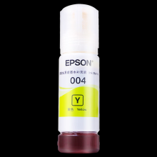 爱普生004系列T00U4原装墨水黄色单只装(适用L125X/L325X/L326X/L355X/L529X/L311X/L315X/L316X系列等）