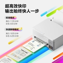 爱普生L3356 白色（EPSON）彩色多功能一体机 (打印 复印 扫描)家用办公打印(L3256升级型)004系列墨水